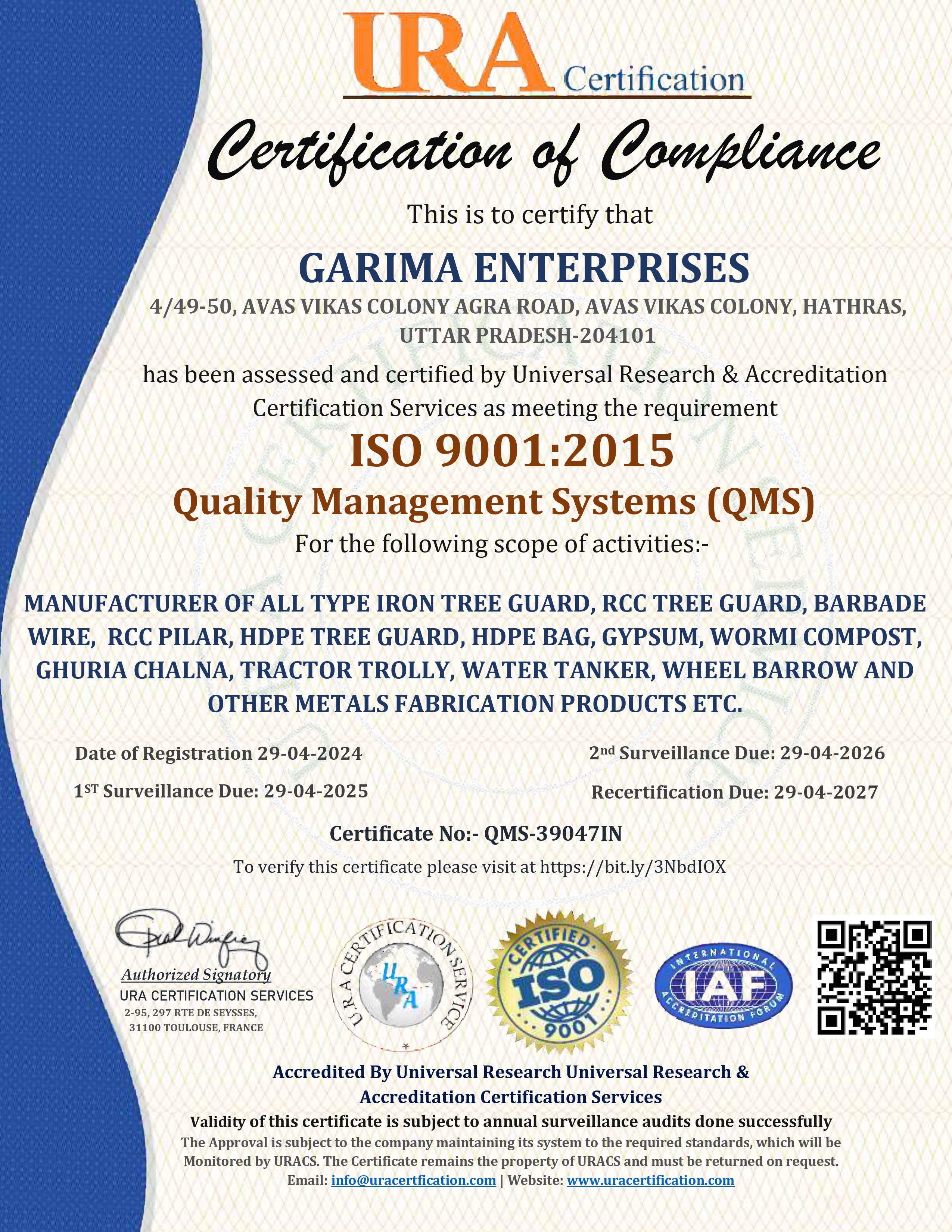 Quality Management Systems (QMS)